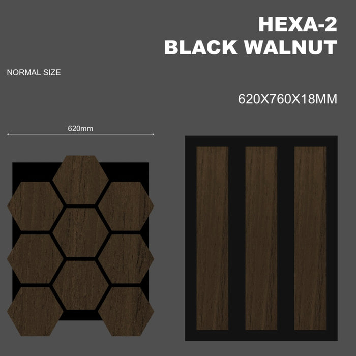 HEXA -2 Slat Wall Panel