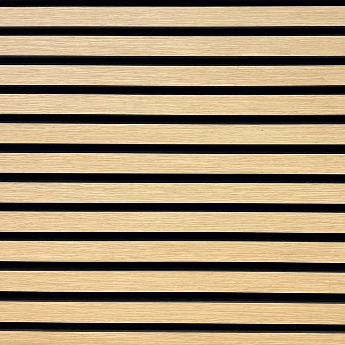 ACOUSTIC SLAT WALL PANEL-NATURAL OAK 600 x 2400 x 21mm