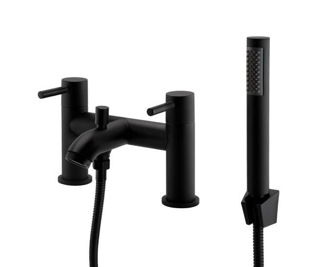 Nero Round Bath Shower Mixer Code: TAP152NR — Building Deco