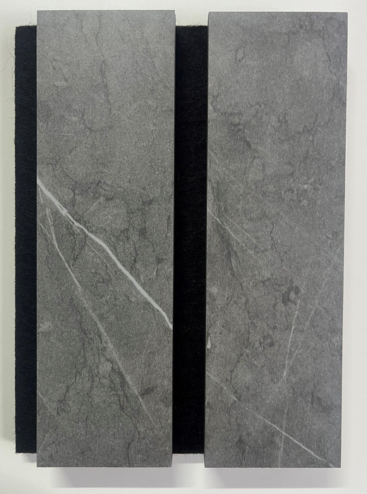ACOUSTIC WIDE SLAT WALL PANEL-GREY MARBLE