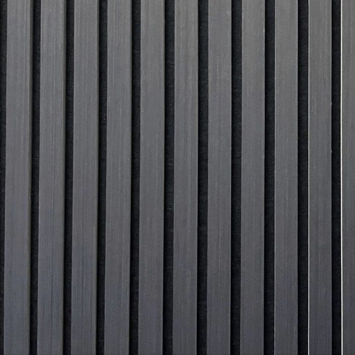 SLAT WALL PANEL ACOUSTIC - BLACK 600 x 2400 x 21mm