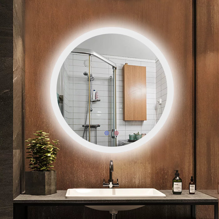 Round LED & Bluetooth Mirror 600mm