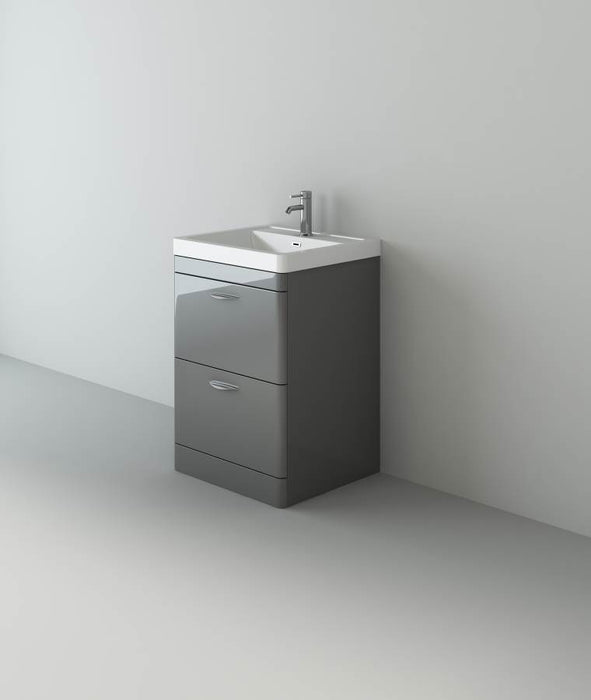Grey Orion Vanity and Polymarble Basin